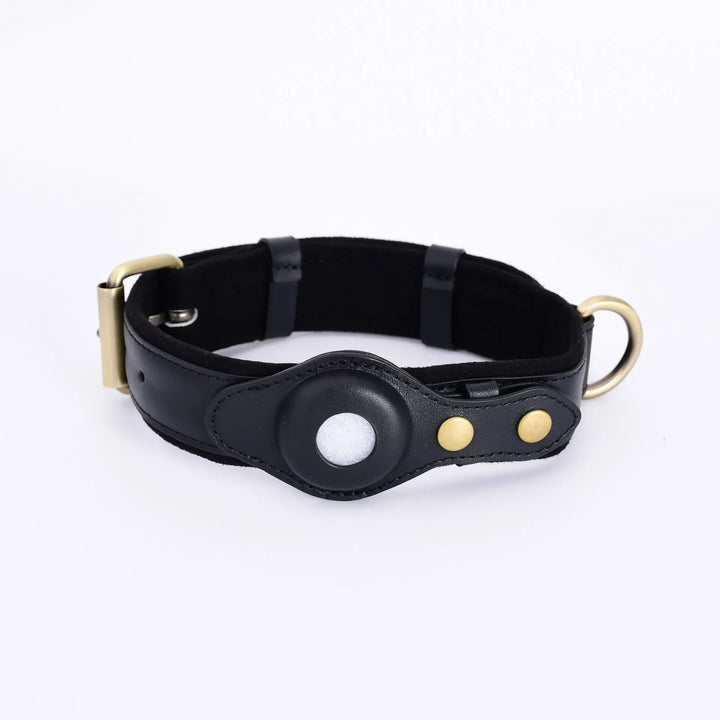 PawTrack Leather GPS Collar - Premium Pet Holder KaiiRova